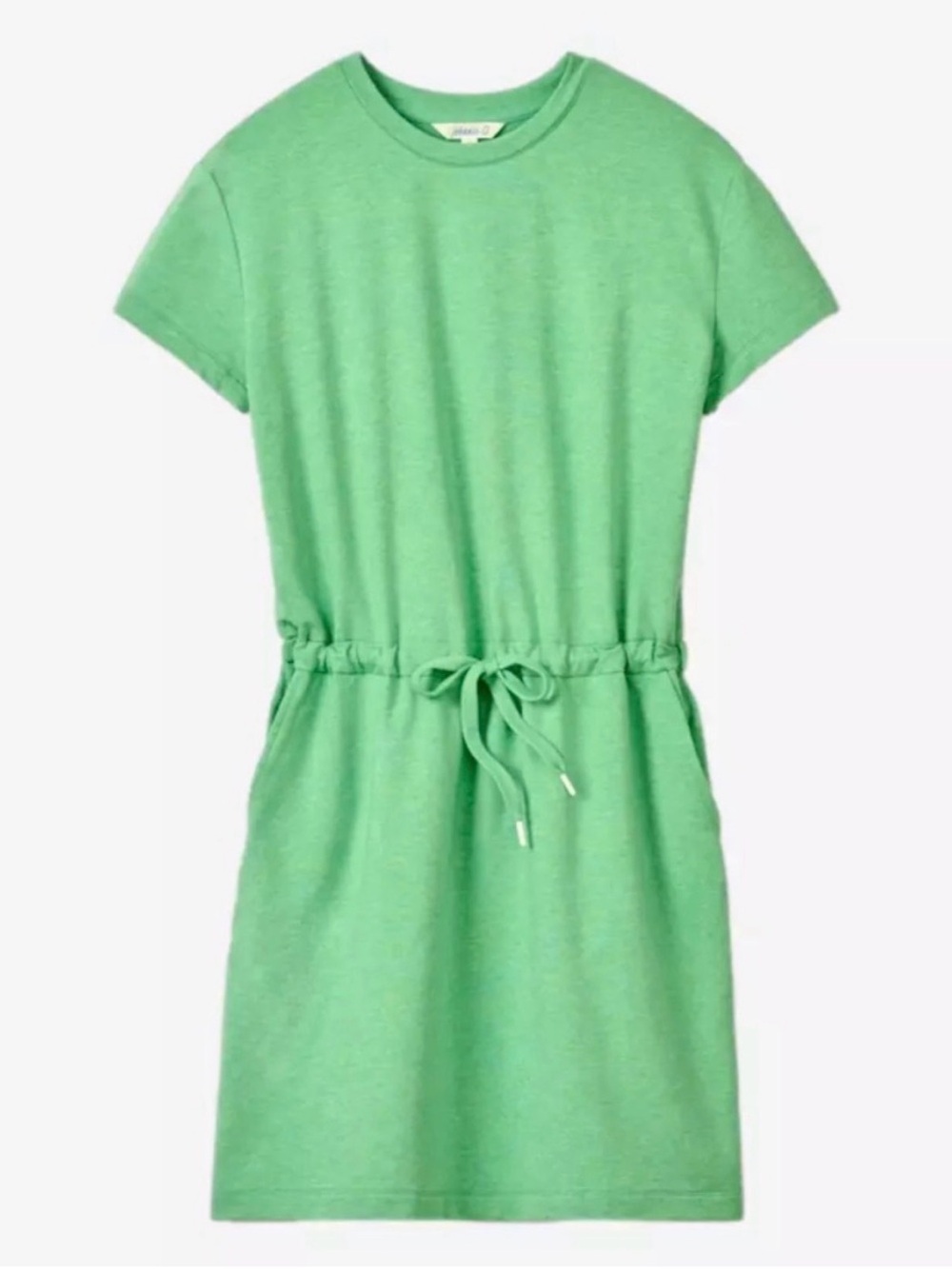Johnnie‑O Joelle Drawstring Knit Dress – Green Soft Modal Blend – Size M